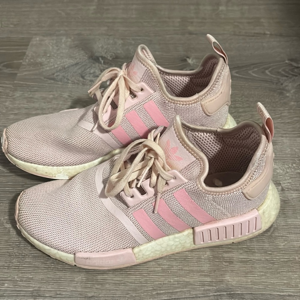 adidas pink NMDs R1s